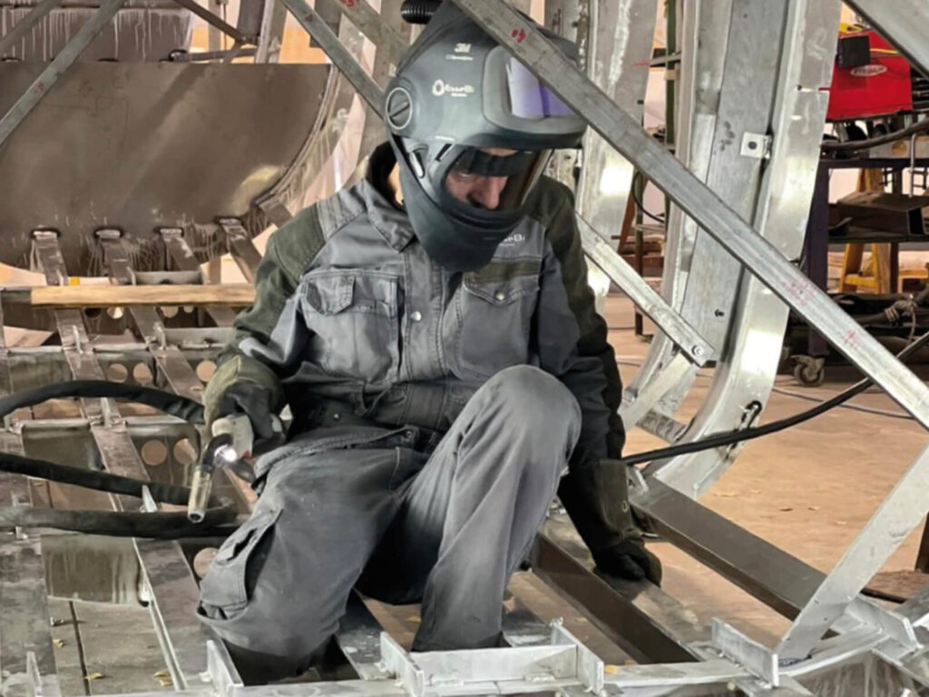 saldatura eseguita da bruno stevanini della essebi welding